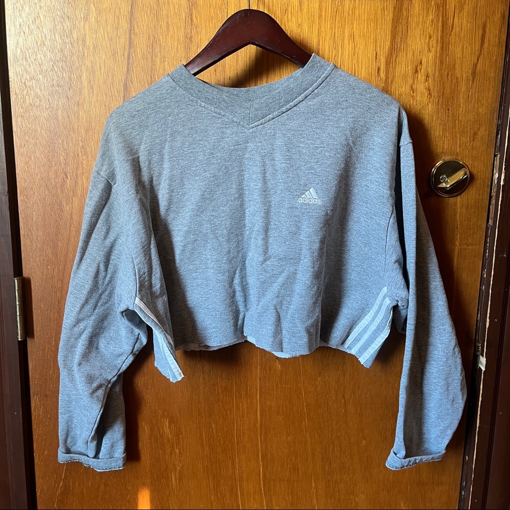 adidas cropped sweatshirt